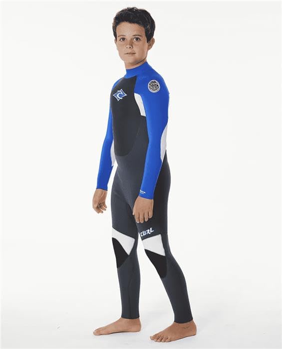 RIP CURL Junior Omega 5/3mm Back Zip Wetsuit 13NBFS - Blue