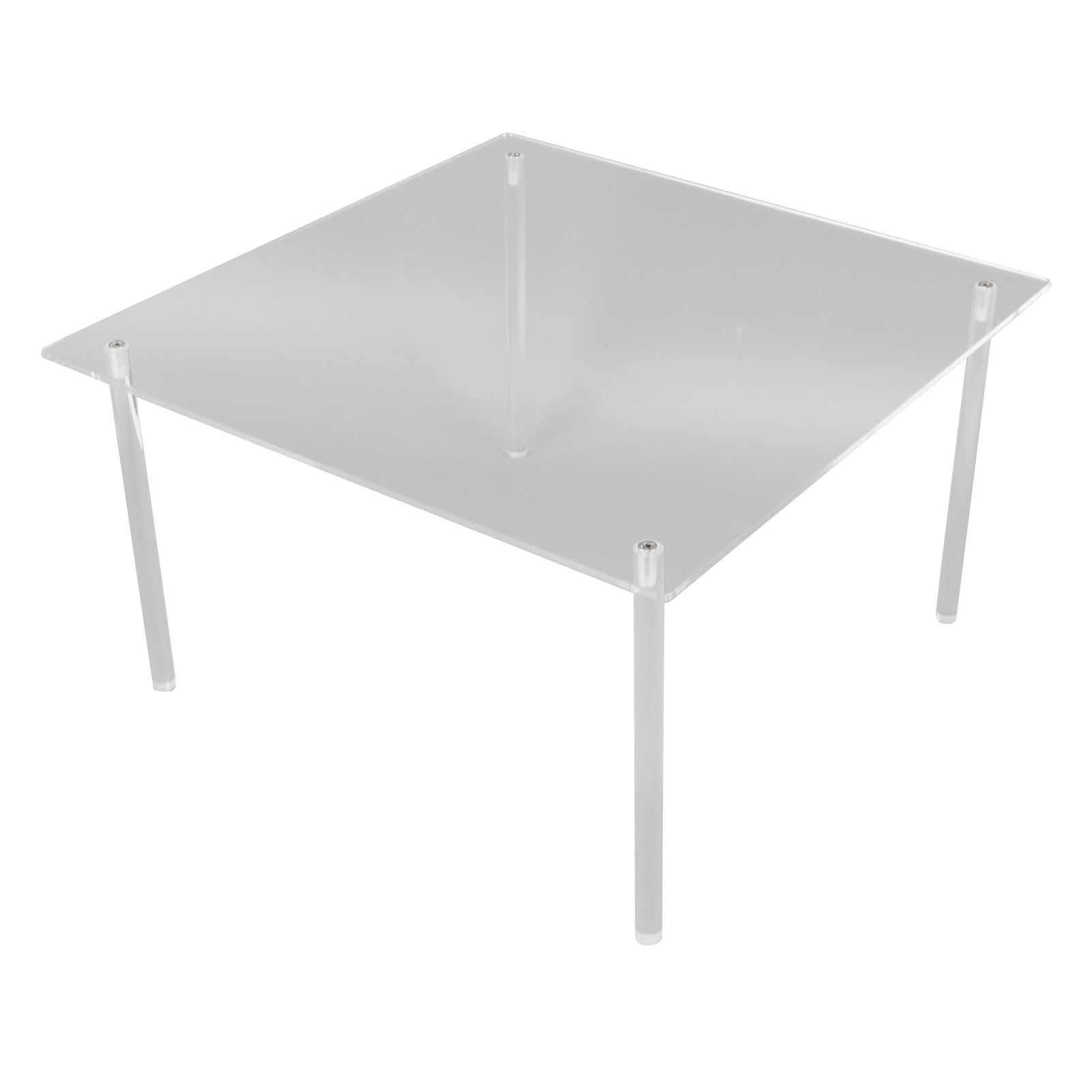 Przezroczysty Kwadratowy Zestaw Pater do Ciasta, Elegancki Design