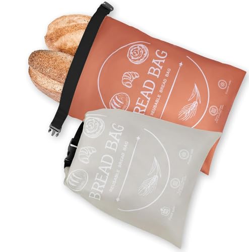 Beeswax Reusable Bread Bags 2-Pack, Large, Sourdough Storage