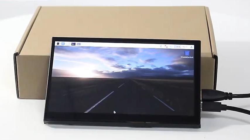  7 inch LCD display body video on Amazon Live