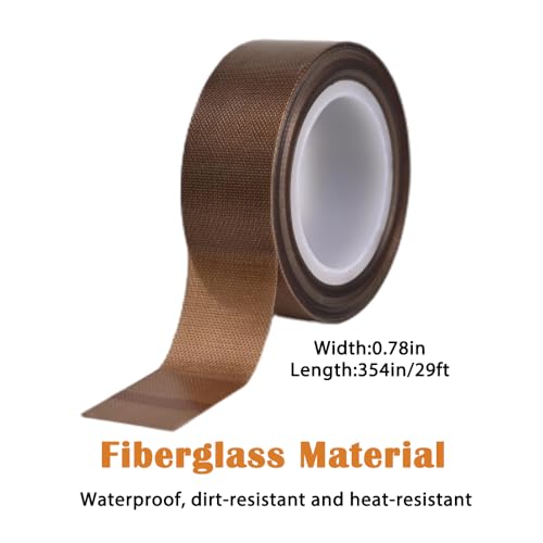 Image of Light Soften Tape 2 PCS 0.78inx29ft Led Light Strip Masking Tape Lighting Dimming Cover Sticker, (Brown)