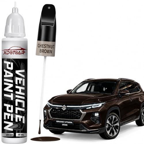 Image of XDOTOAR Car Touch Up Paint for Maruti Suzuki Grand Vitara Chestnut Brown (4E) | 2K Paint Technology | Exact Color Match | Car Scratch Repair Paint Pen | Automotive Touch Up Paint | Quick Drying | Rust Protection | 18ml