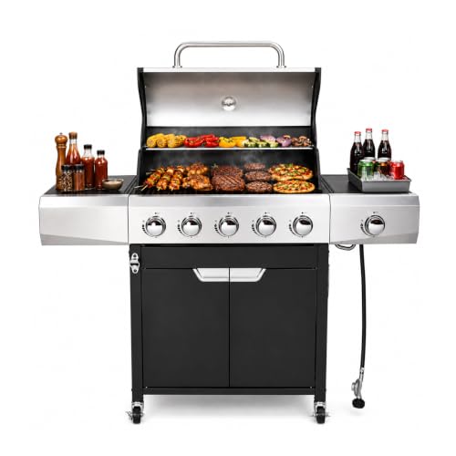 Endark 58,500 BTU 5-Burner Stainless Steel Gas Grill