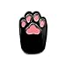 Produktbild Vektenxi Nette Emaille Cartoon Hund Katze Pfote Brosche Unisex Legierung Schmuck Geschenk Abzeichen Dekor Schwarz Durable und Nützlich