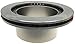 ACDelco Silver 18A1592A (19261794) Non-Coated Rear Disc Brake Rotor