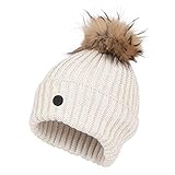 Warme sportliche Damen Mütze Bogner Sport Ladies Rania II Beige, Damen Kopfbedeckung, Größe One Size - Farbe Pannacotta