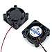 Zittop 2 Pieces BXR 25mm X 25 X 10 Brushless Cooling Fan Small Micro Flow CFM 12v C11