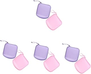 Abaodam 8 Pçs Bolsa De Armazenamento De CD Bolsas Organizadoras De Viagem Bolsas Organizadoras De Malas Com Zíper Caixa De CD Pasta De CD CD Dvd Carteira Suporte De Disco Dvd Caixa De CD