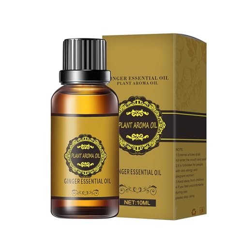 Ginger Oil - Ginger Lymphatic Massage Oil | Ginger Massage Oil for Swelling and, Hair, Massage, Skin Pisole