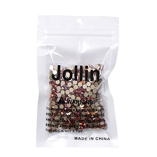 Image of Crystal Flatback Rhinestones Gems for Crafts 4.8mm SS20, Amber | Glue Fix, 1440pcs Glass Rhinestones for Bedazzling, Clothes, Tumblers, Nail Art, Shoes, Bags, Caps & Accessories Decoration