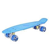 fishtail skateboard deck ❤ Los peces pequeños en forma de paneles, colores brillantes, llenos de vitality.When la rueda está rodando, el color de la luz, lo que hace que su monopatín más fresco por la noche también puede ayudar a la gente que ver con facilidad