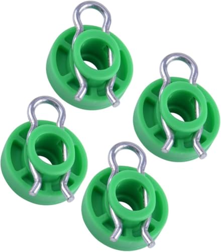 Set of 4 Window Regulator Roller 4493433 for SAAB 9-3 9-5 900 & for Volvo 850 S70 V70 – Durable Plastic Roller Clips – Front or Rear Power Window Repair
