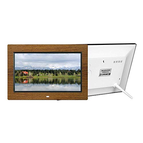 Cornice per foto digitale LCD LED da display IPS 1024x600 - Macchina pubblicitaria elettronica in legno 16:9 full-hd 10 pollici