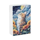 タバコケース 猫 シガレットケース たばこケース シガーケース 煙草ケース 20本収納 軽量 防水 喫煙具 男女兼用