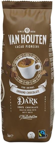 Van Houten Dark Ground Chocolate 1kg | Case of 1