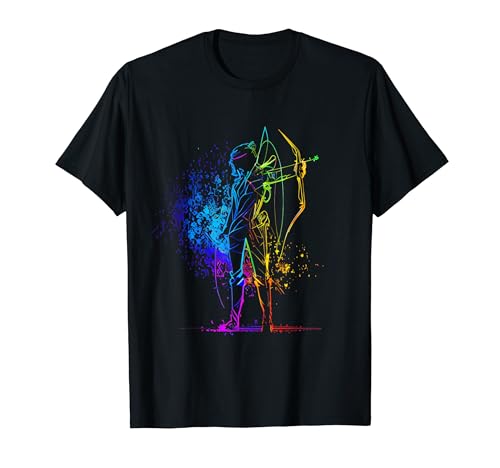 Tir à l'arc Arc flèche Sport Sportif Arc T-Shirt