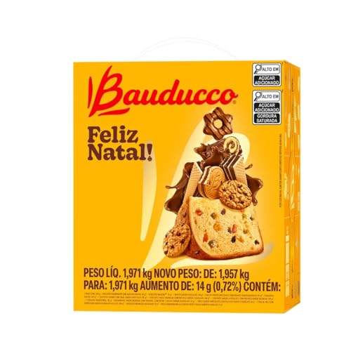 Cesta De Natal Bauducco 15 Itens Presente Natalino