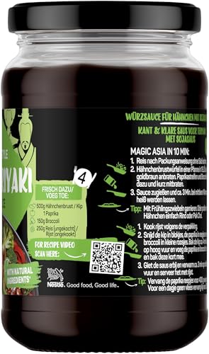 MAGGI Magic Asia Japanese Style Saucy Teriyaki 10 Min Sauce, fertige Teriyakisauce dickflüssig mit natürlichen Zutaten, 6er Pack (6 x 355g)