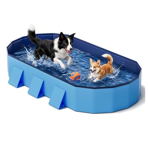 ZK 72in Foldable Dog Pool