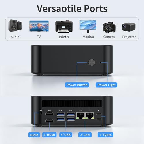 Image of DreamQuest Mini PC Ryzen 5 7430U (Up to 4.3GHz), 16GB RAM 512GB SSD