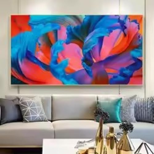 Affiches sur toile de fleurs roses imprimées en haute définition