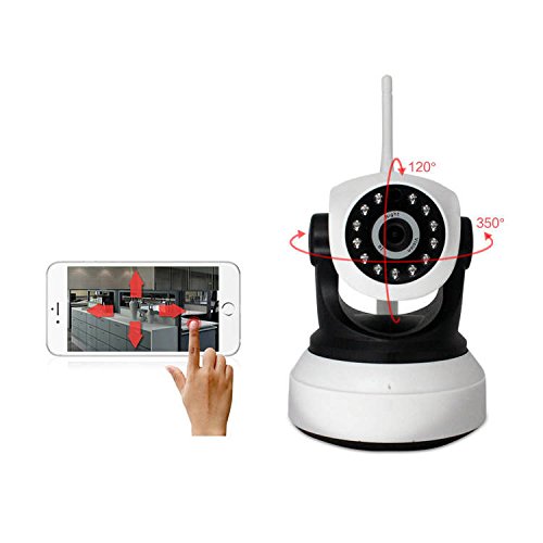 Preisvergleich Produktbild Sicherheitskamera Außen Mit Bewegunelder Kinder Handy, Überwachungskamera Garage Mit Bewegunelder Mini, IP Cam IOS los Klein, Wifi Kamera PTZ Outdoor Unterstützungs-TF-Karten-, maximale Unterstützung 32G X72-SZY HD Home Security Surveillance