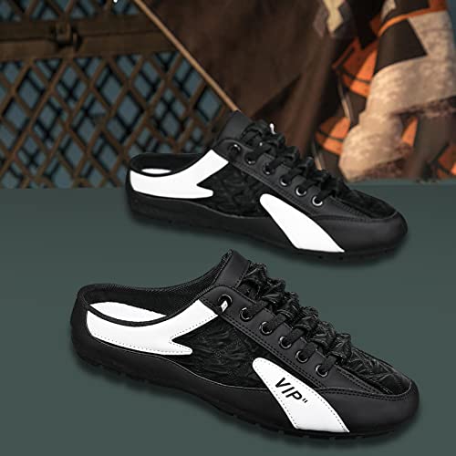 Men Slip on Mule Sneakers Men Clippers Nonslip Walking Shoes Casual Sports Shoes Loafers Backless Sneakers for Holiday Trip Kids Hiking Teen4