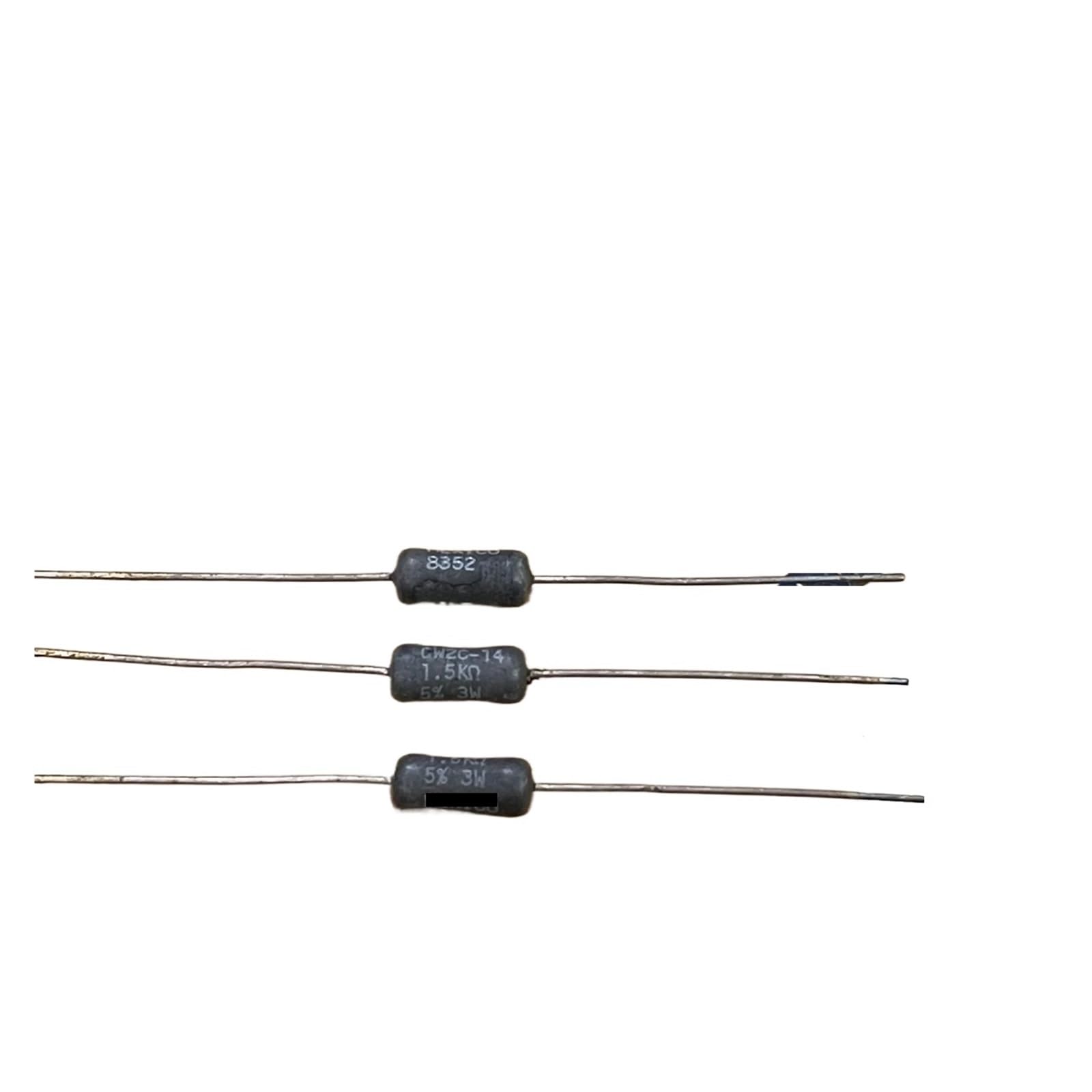 LEOTNNDQ 1pcs CW2C-14 1.5K 3W 1.5KR Audio Resistor