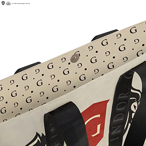 Cinereplicas Harry Potter - Deluxe Cotton Tote Bag with Polyester Straps 41 * 34cm - Official License2