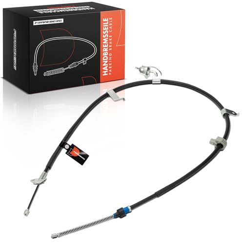 Frankberg Feststellbremse Seilzug Trommelbremse Hinten Links Kompatibel mit Charade VIII 1.3L 2011-2024 Yaris P9 1.0L-1.8L 2005-2012 Replace# 464300D050