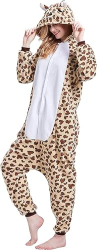 PENGMAI Bear Onesie Costumes Pajamas Women Men Animal Cosplay One Piece Halloween Xmas Homewear