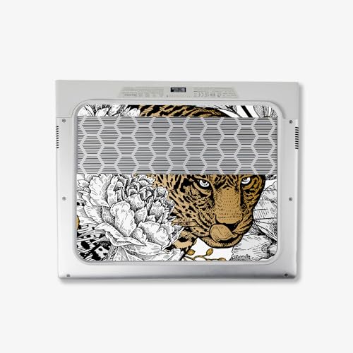 Image of MightySkins Skin Compatible with Alienware X14 R2 (2023) Full Wrap Kit - Bronzed Leopard | Protective, Durable, and Unique Vinyl Decal wrap Cover | Easy to Apply & Change Styles | Made in The USA