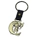 Mickey Mouse Letter C Disney Brass Keychain