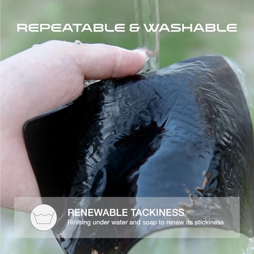 Anti Slip Dashboard Pad, Car Pad and Mat, Non-Slip Car Dash Sticky Mats for Cell Phones, Sunglasses, Keys, Coins and More, 6.3 x 5.12 inch (2pack)