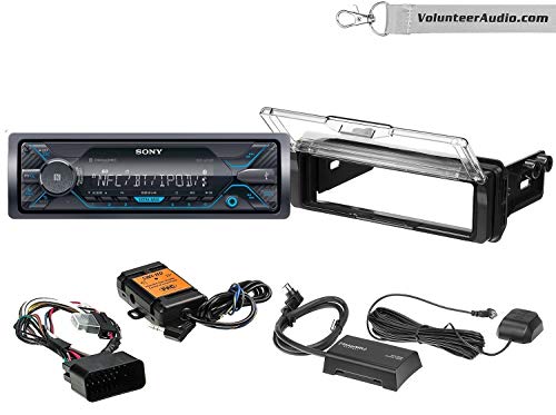 Sony DSX-A415BT Single Din Radio Install Kit With Sirius XM Ready, NO CD