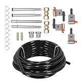 maXpeedingrods 3/8 Inch Fuel Line Hose 25FT Nylon Fuel Line Kit for Automotive Fuel Systems Engines 10 mm