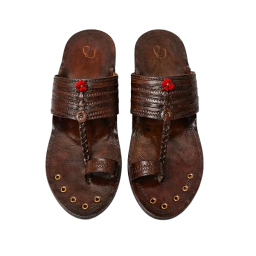 Genuine Leather Kolhapuri Chappal for Men | Handmade Ethnic Sandals | Comfortable Daily Wear | Indian Traditional Footwear-picture-16
