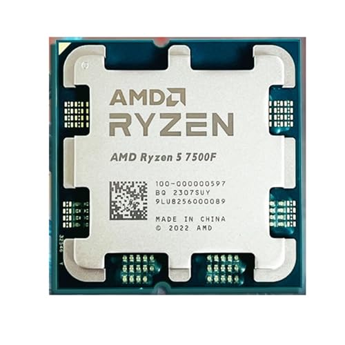 New AMD Ryzen 5 7500F R5 7500F 3.7GHz 6-Core 12-Thread CPU Processor 5NM L3=32M 100-000000597 Socket AM5 Without Cooler