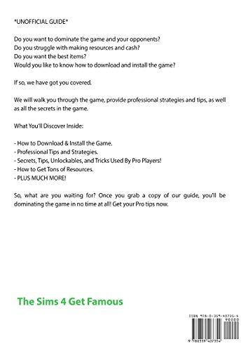 The Sims 4 Get Famous Game, Xbox One, PS4, Tips, Cheats, Download, Jokes, Guide Unofficial