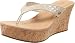 UGG Womens Natassia Metallic Basket Wedge Sandal