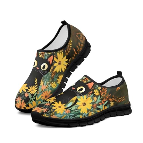 Image of Womens Slip On Walking Shoes Non Slip Loafer Breathable Holiday Travel Shoe Lightweight Casual Low Top Sneakers SizeUS 5.5-11.5