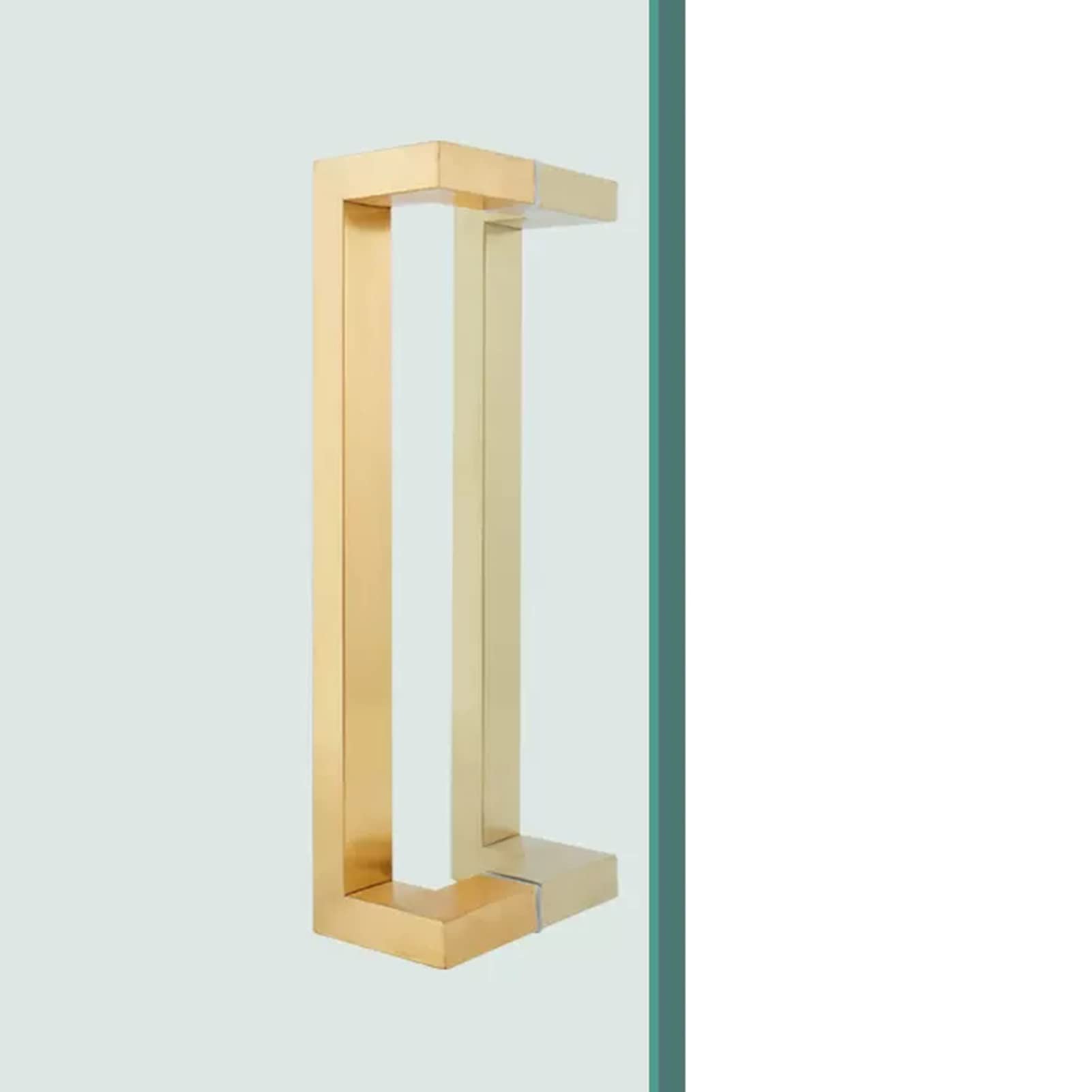 Poignée de porte en verre antirouille idéale pour douche et milieux humides
