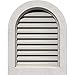 Ekena Millwork GVWRT36X3200RFPWR Round Top Gable Vent Gable Vent, 36"W x 32" (41"W x 37"H Frame Size), Western Red Cedar, Primed