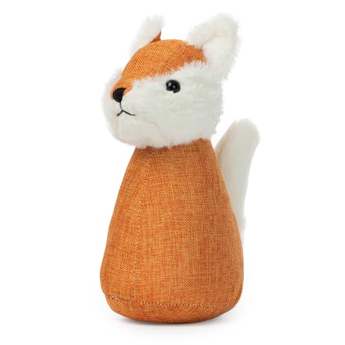 LIVIVO Fox Weighted Door Stop Heavy Fabric Doorstop for Home Office Nursery or Bedroom Decorative Animal Design (Fox Design)