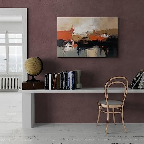 Artnova Abstraktes Leinwandbild I 90 x 60 cm, inkl. Aufhänge-Set, Leinwand-Bilder Fotoleinwand Wandbild Fotogeschenk Bild Dekoration, Foto Wand-Deko für Wohnzimmer Schlafzimmer Flur Bad, 2,6 cm dick