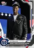 2026 Topps Now AJ Dybantsa #ADYB Wizards 1st Overall 2026 NBA Draft Selection Washington Wizards Rookie RC Basketball Card