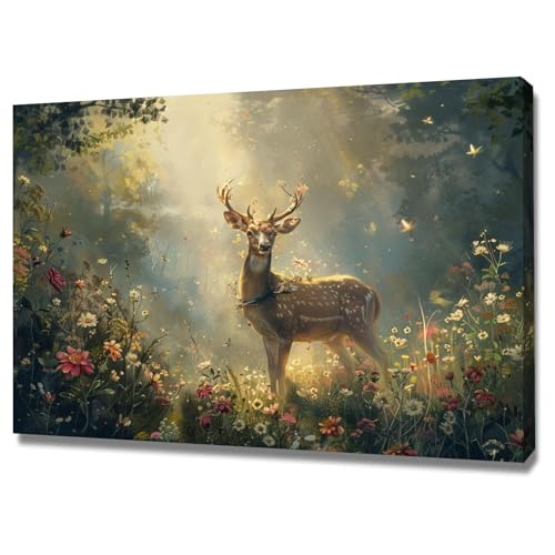 Tableau paysage encadré pour rafraîchir un salon sans peindre 60x80