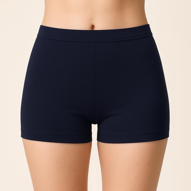 Women's High Coverage Super Combed Cotton Elastane Stretch Mid Waist Shorts with Concealed Waistband and Stay Fresh Treatment-picture-23