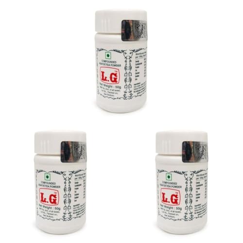 Image of LG LALJEE GODHOO & CO. Asafoetida Powder, 50 G Or 50 G+10 G (Weight May Vary). (Pack of 3)