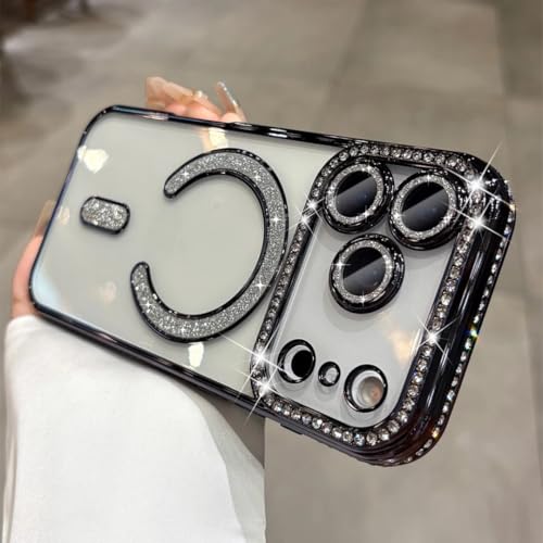 Coque de chargeur sans fil en TPU transparent noir pour iPhone 11